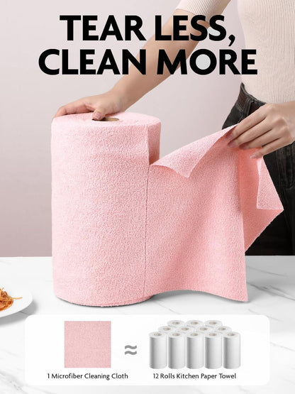 Panni detergenti in microfibra riutilizzabili