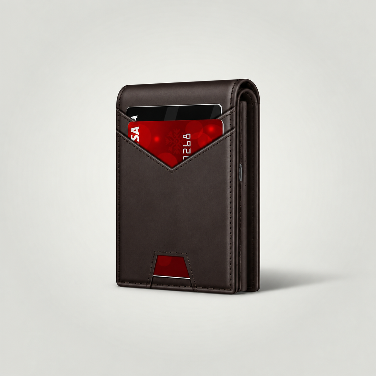 Men's RFID Pop-Up Wallet- Slim Minimalist Card  Holder With Cash Pocket & ID Window