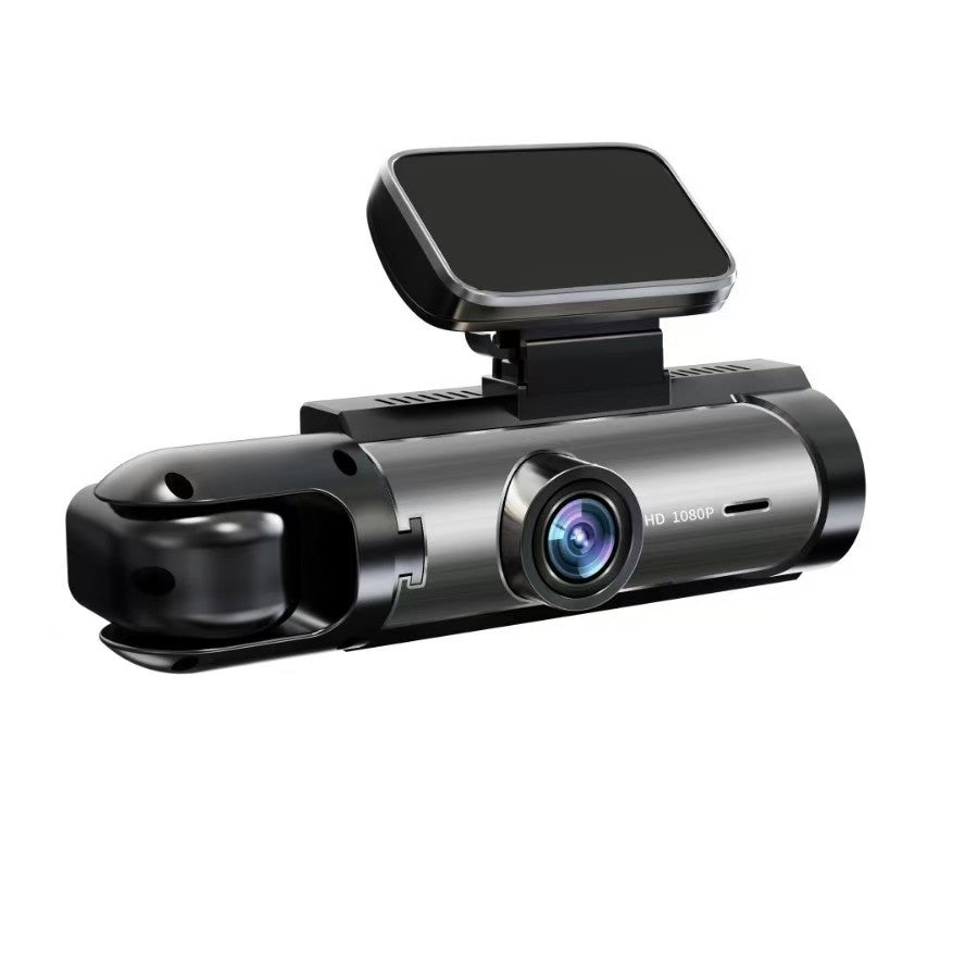 Dual Lens Dash Cam — Front & Cabin, Recorded Together